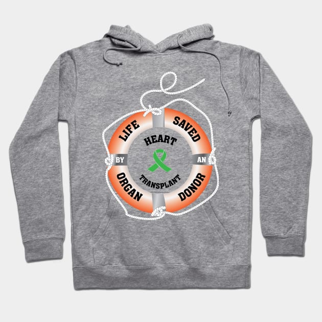 Life Saved by an Organ Donor Hoodie by Wildey Design